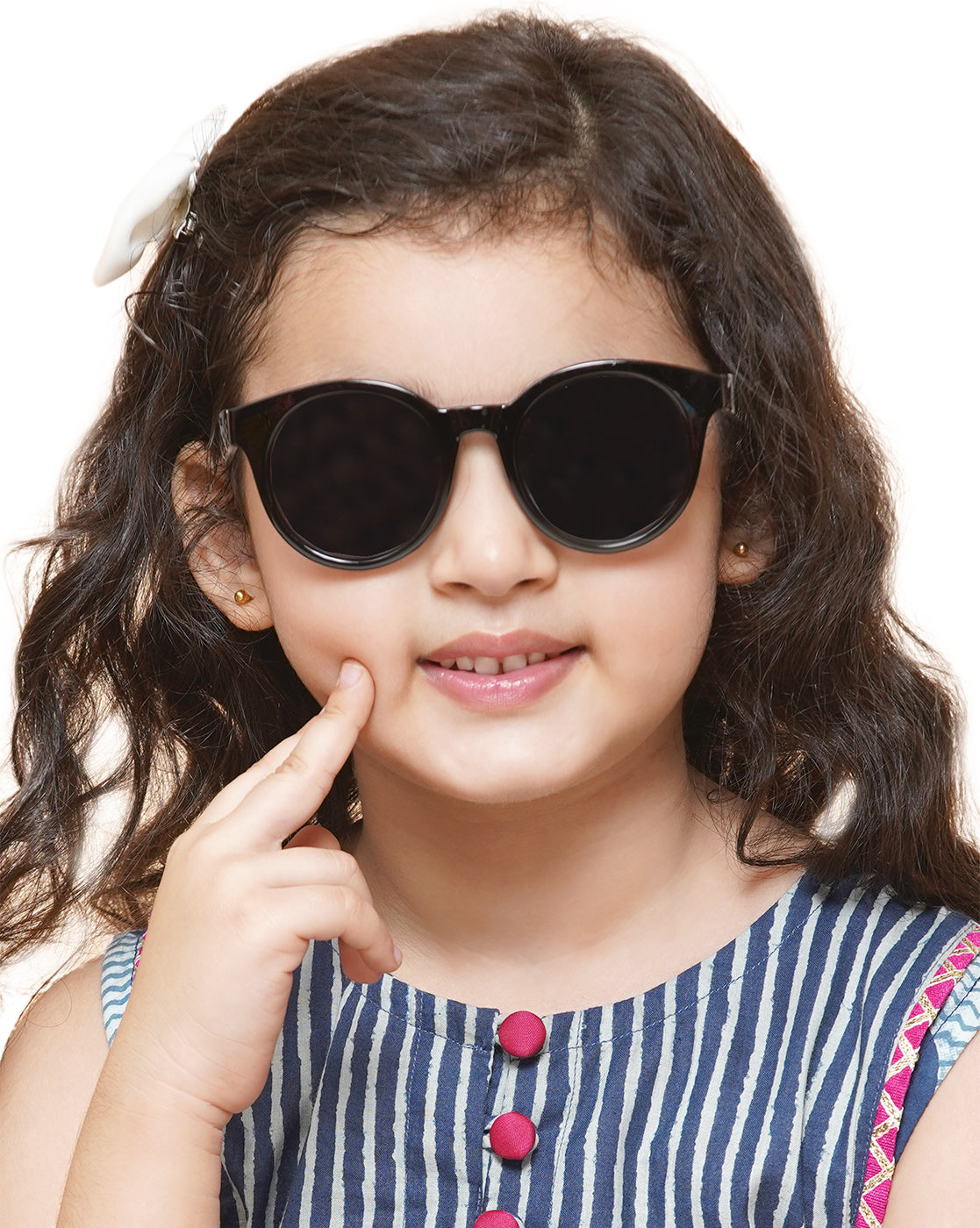 Matilda Sunglasses Black / Orange