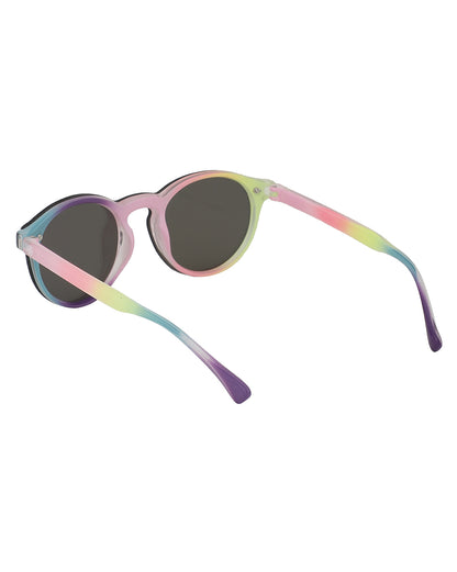 Carlton London Yellow Lens &amp; Pink Round Sunglasses For Girl