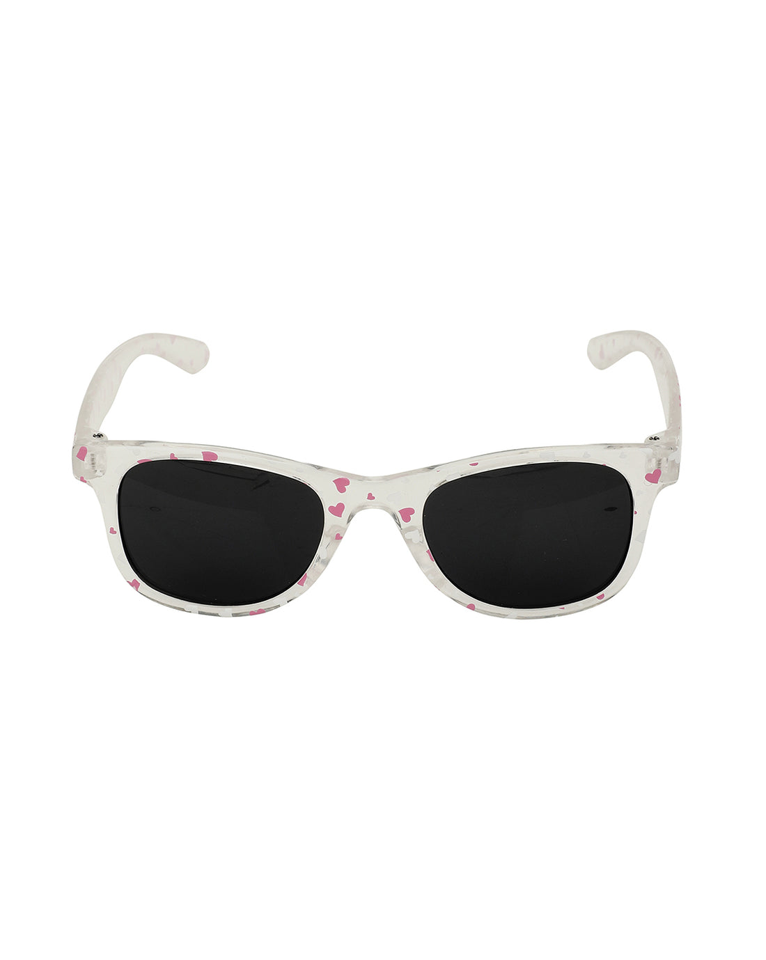 Kids Girls White With Pink And Uv Protected Lens Sunglass