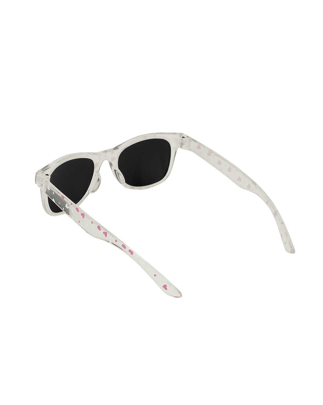 Kids Girls White With Pink And Uv Protected Lens Sunglass