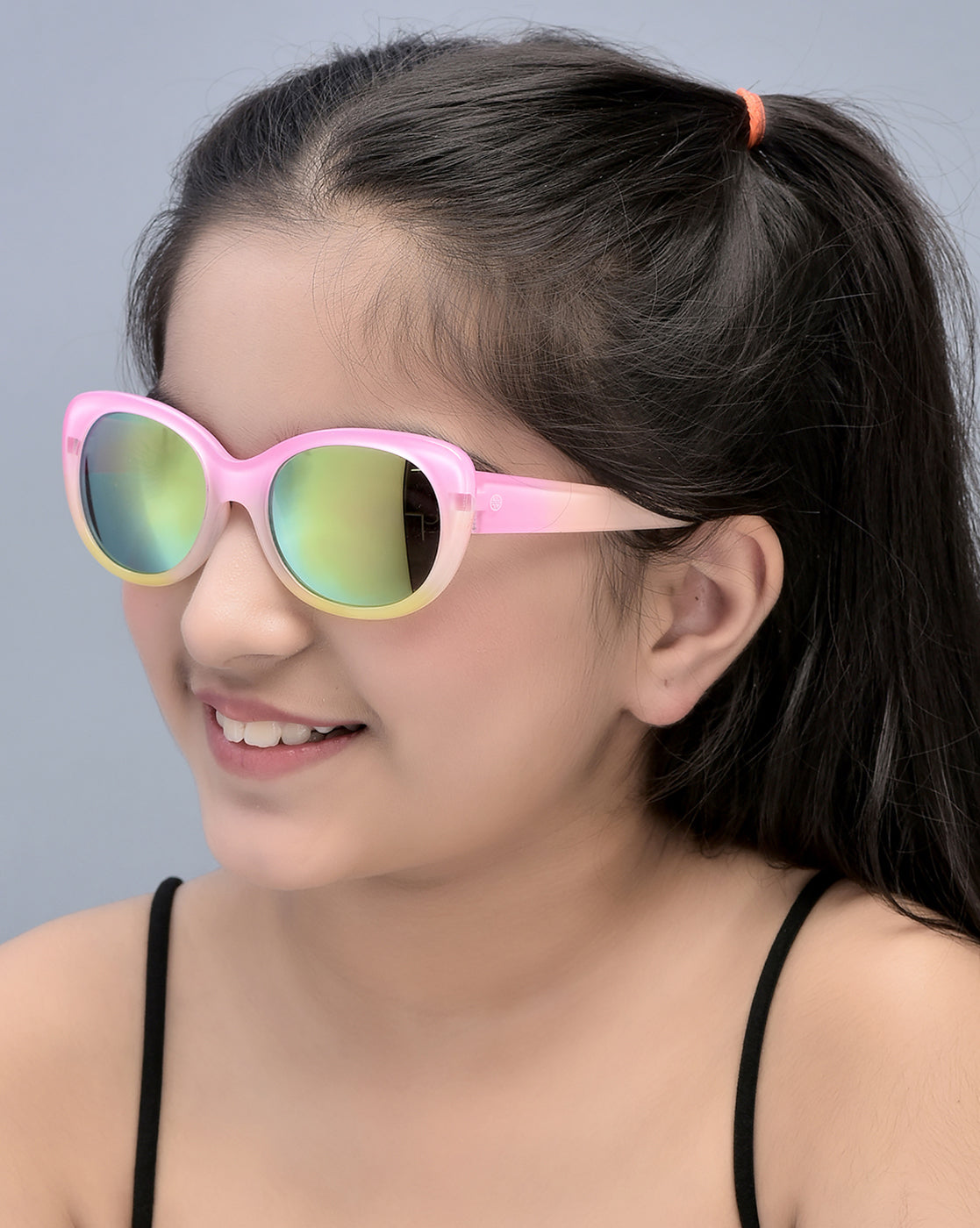 Kids Girls Uv Protected Mirror Sunglass