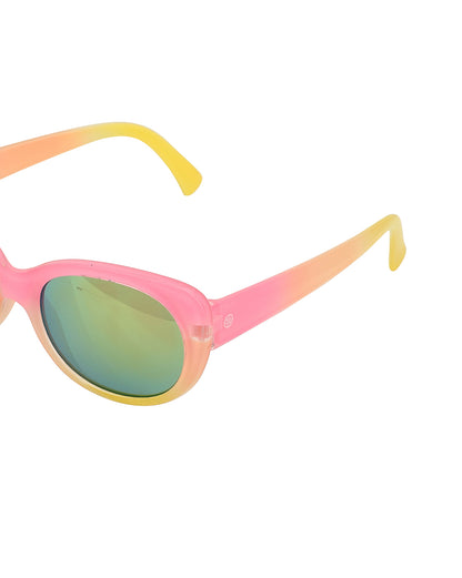 Kids Girls Uv Protected Mirror Sunglass