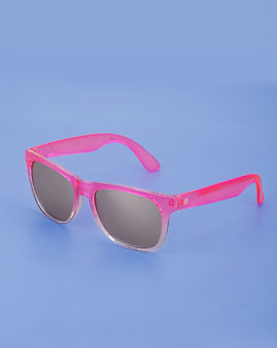 Kids Girls Pink With Uv Protected Lens Mirror Sunglass