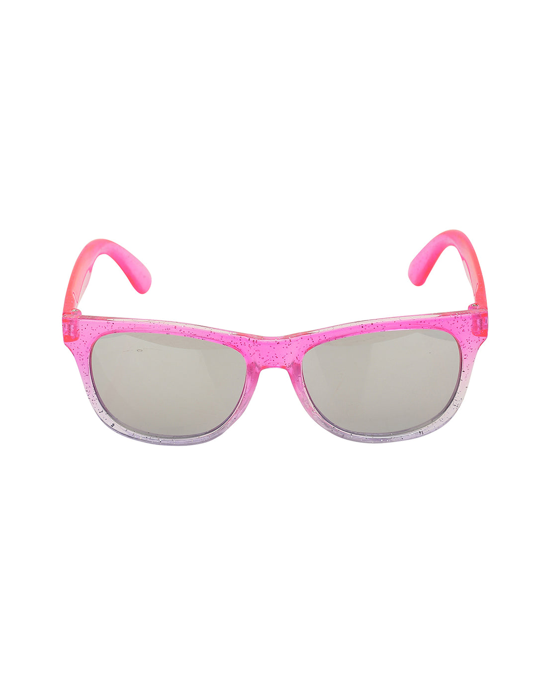 Kids Girls Pink With Uv Protected Lens Mirror Sunglass