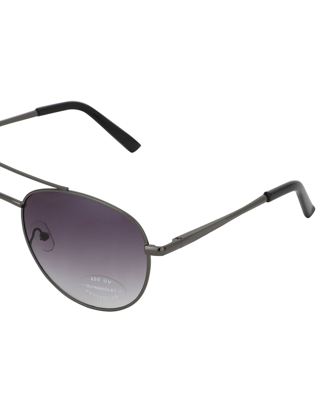 Carlton London Grey Aviator Sunglasses With Uv Protected Lens For Men