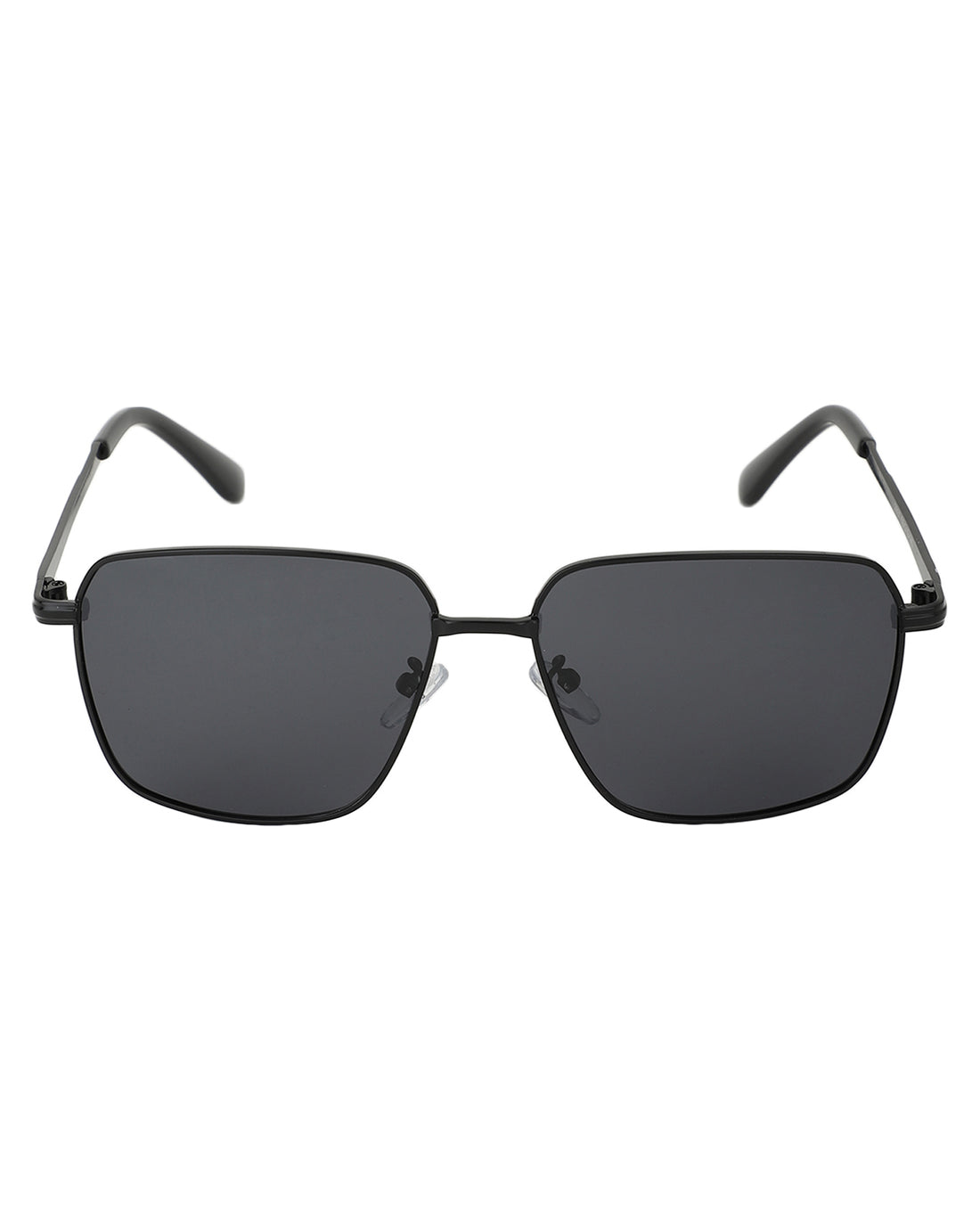 Carlton London Black Toned Black Polarised And Uv Protected Lens Mens Rectangle Sunglasses For Men