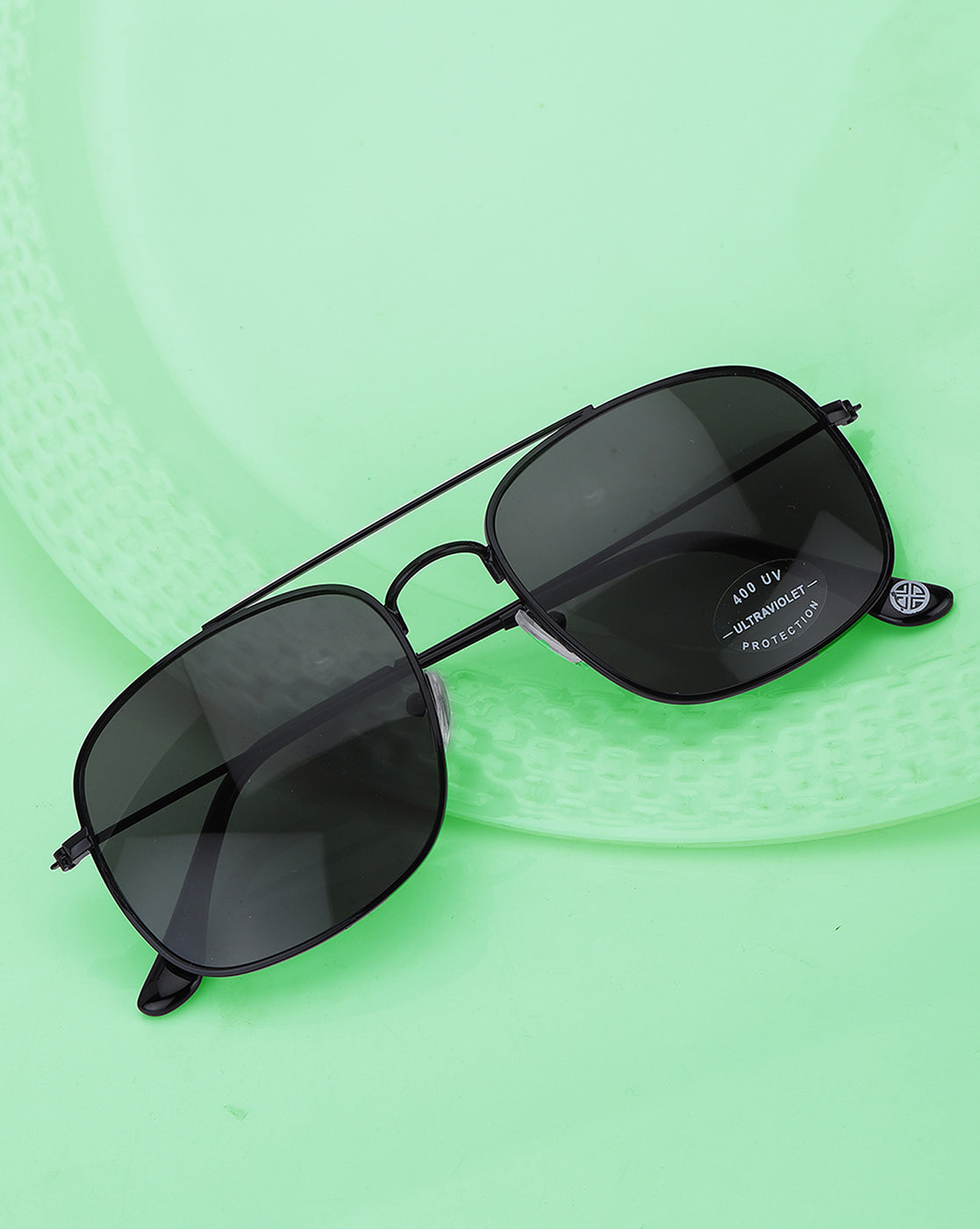 Buy Green Lens Black Frame Wayfarer Sunglasses for Men and Women Online at  Best Prices in India - JioMart.