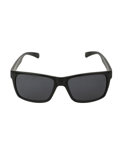 Black Toned With Uv Protected Lens Rectangle Sunglass For Men