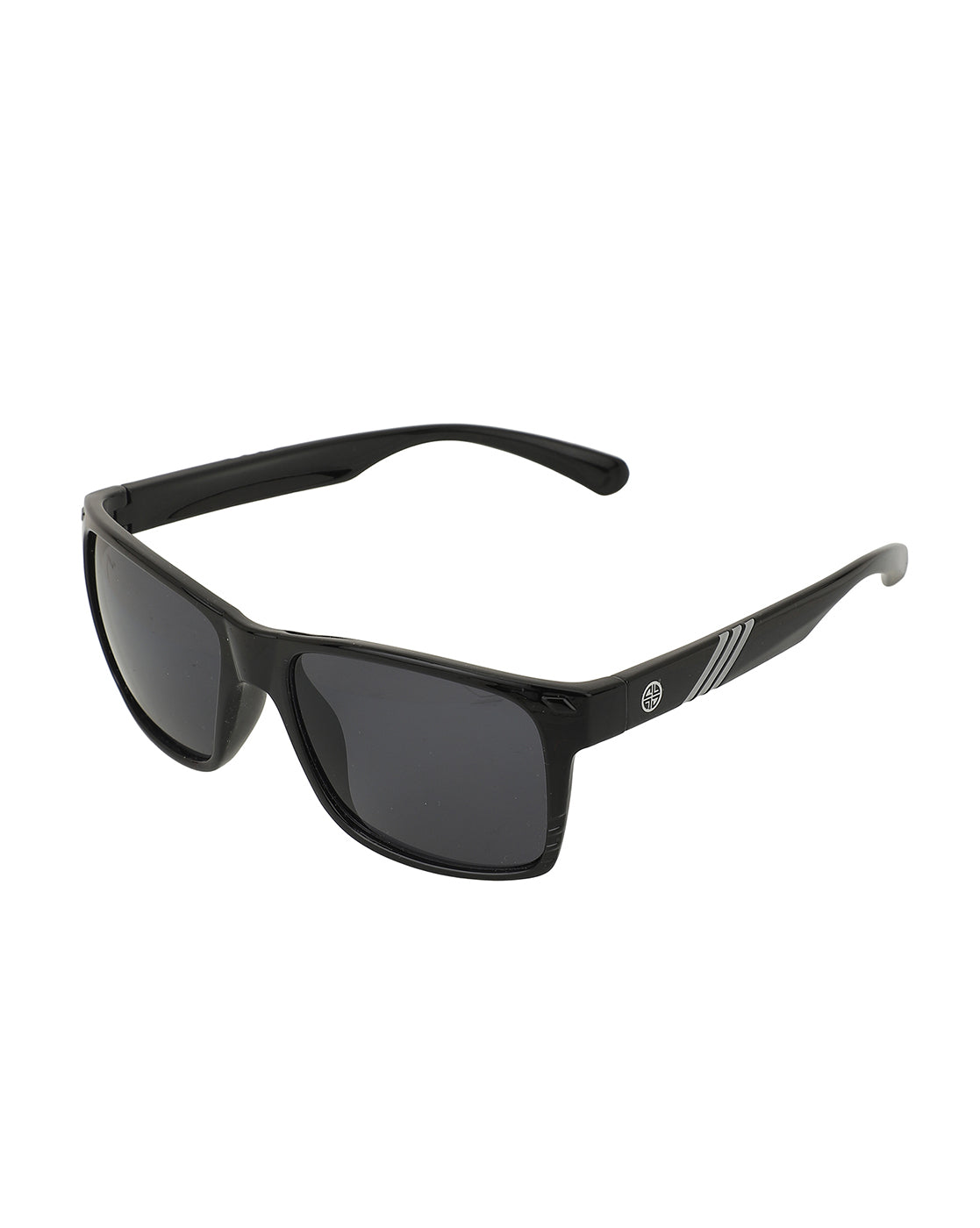 Black Toned With Uv Protected Lens Rectangle Sunglass For Men