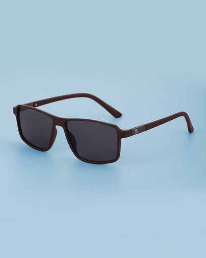 Brown Toned With Uv Protected Lens Wayfarer Sunglass For Unisex