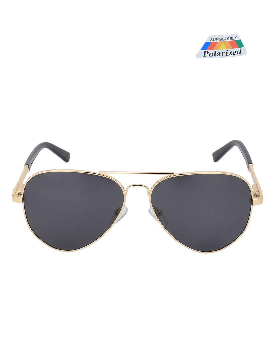 Premium Gold with Black Toned &amp; Polarised Lens Aviator Sunglass for men
