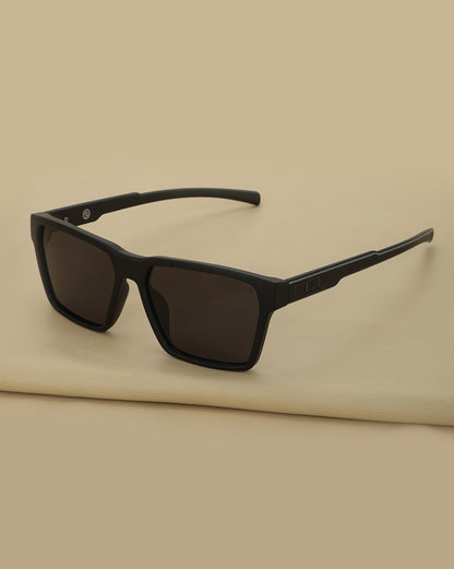Black Toned with Black Polarised Lens Wayfarer Sunglass for men