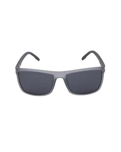 Blue with Grey Toned with Blue Polarised Lens Wayfarer Sunglass for men