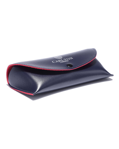 Men Premium Polarised UV Protected Blue Lens Silver Toned Rectangle Sunglasses