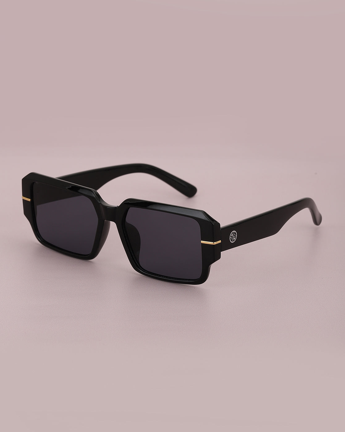 Black gold wayfarer sunglasses online