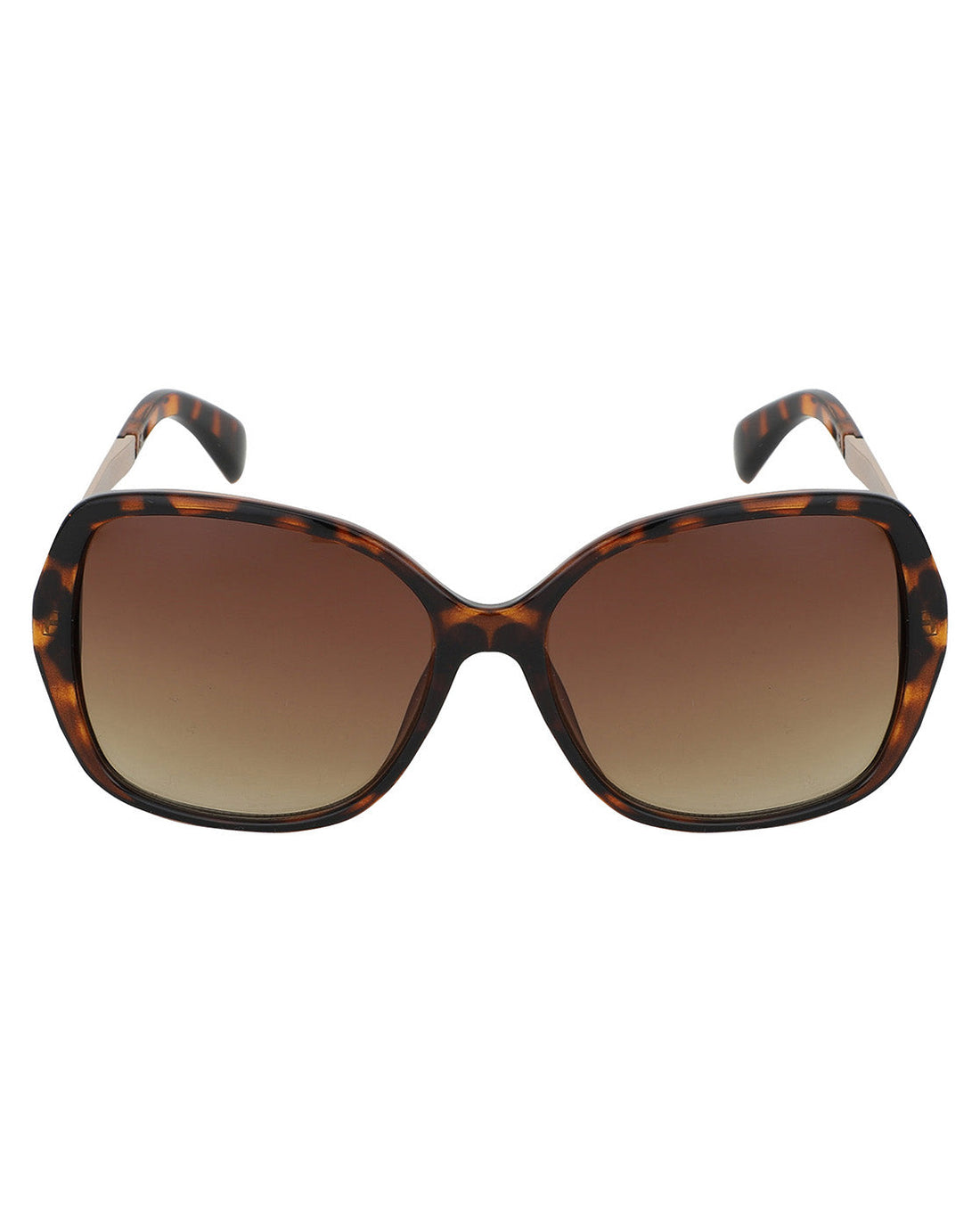 Carlton London Yellow Lens & Brown Oversized Sunglasses Uv Protected Lens For Women