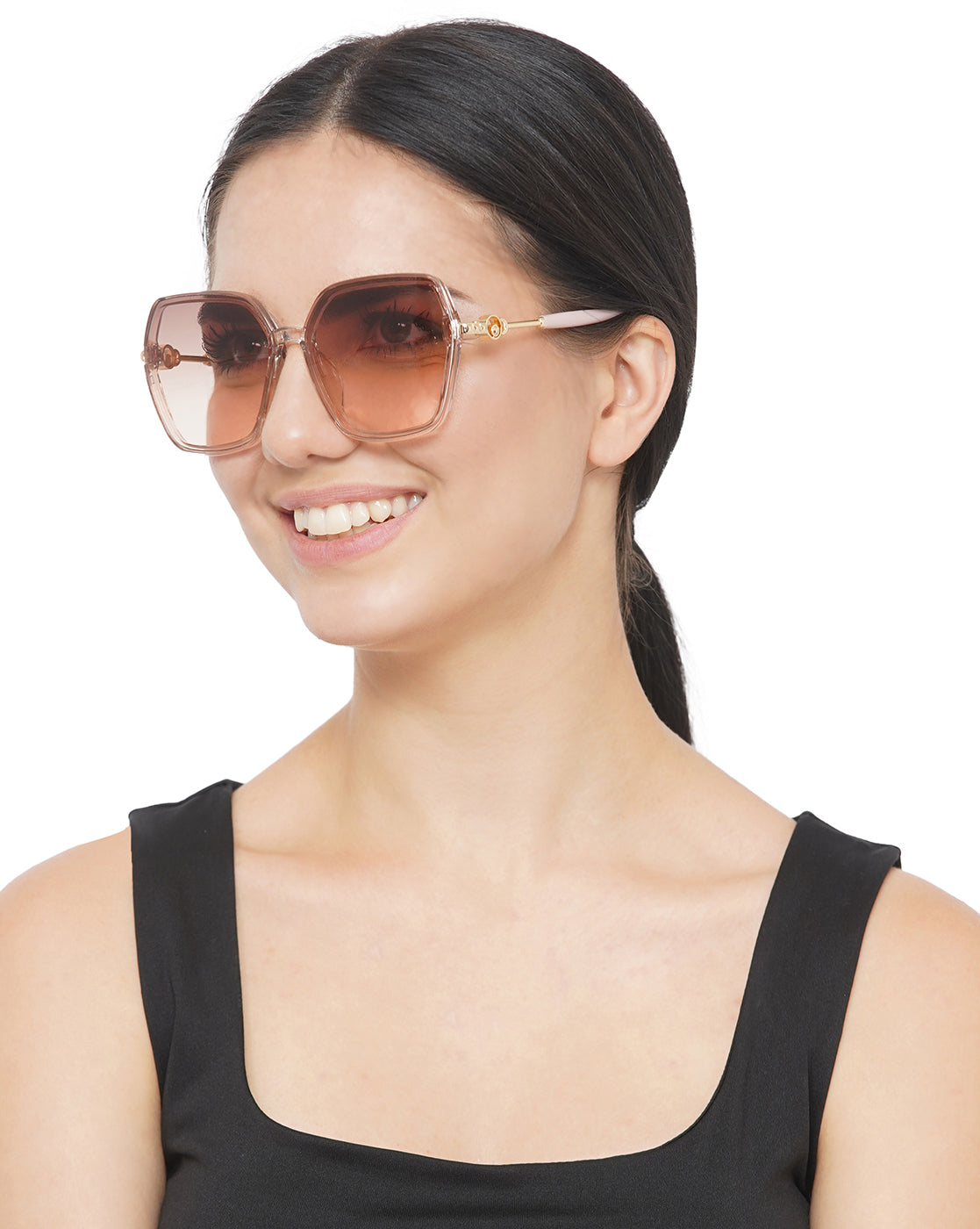 Carlton London Polarised &amp; Uv Protected Lens Full Rim Oversized Sunglasses For Women