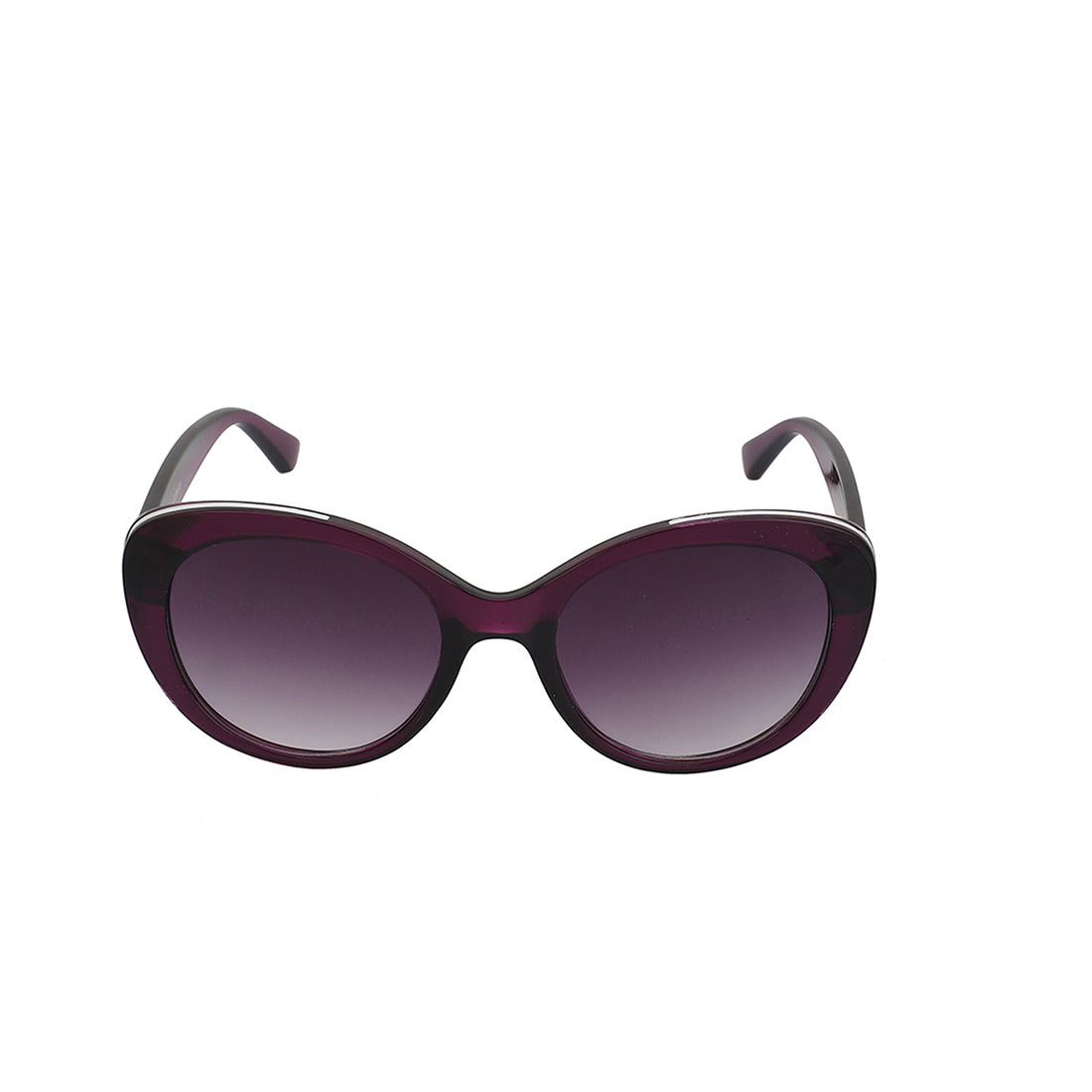 Carlton London Purple &amp; White Toned Uv Protected Cateye Sunglasses For Women