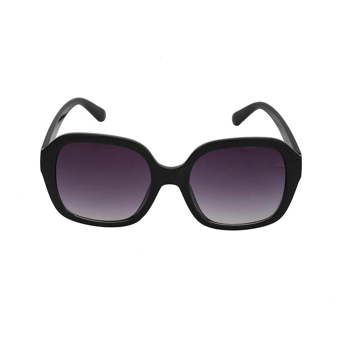 Carlton London Black Toned Uv Protected Oversized Sunglasses For Women