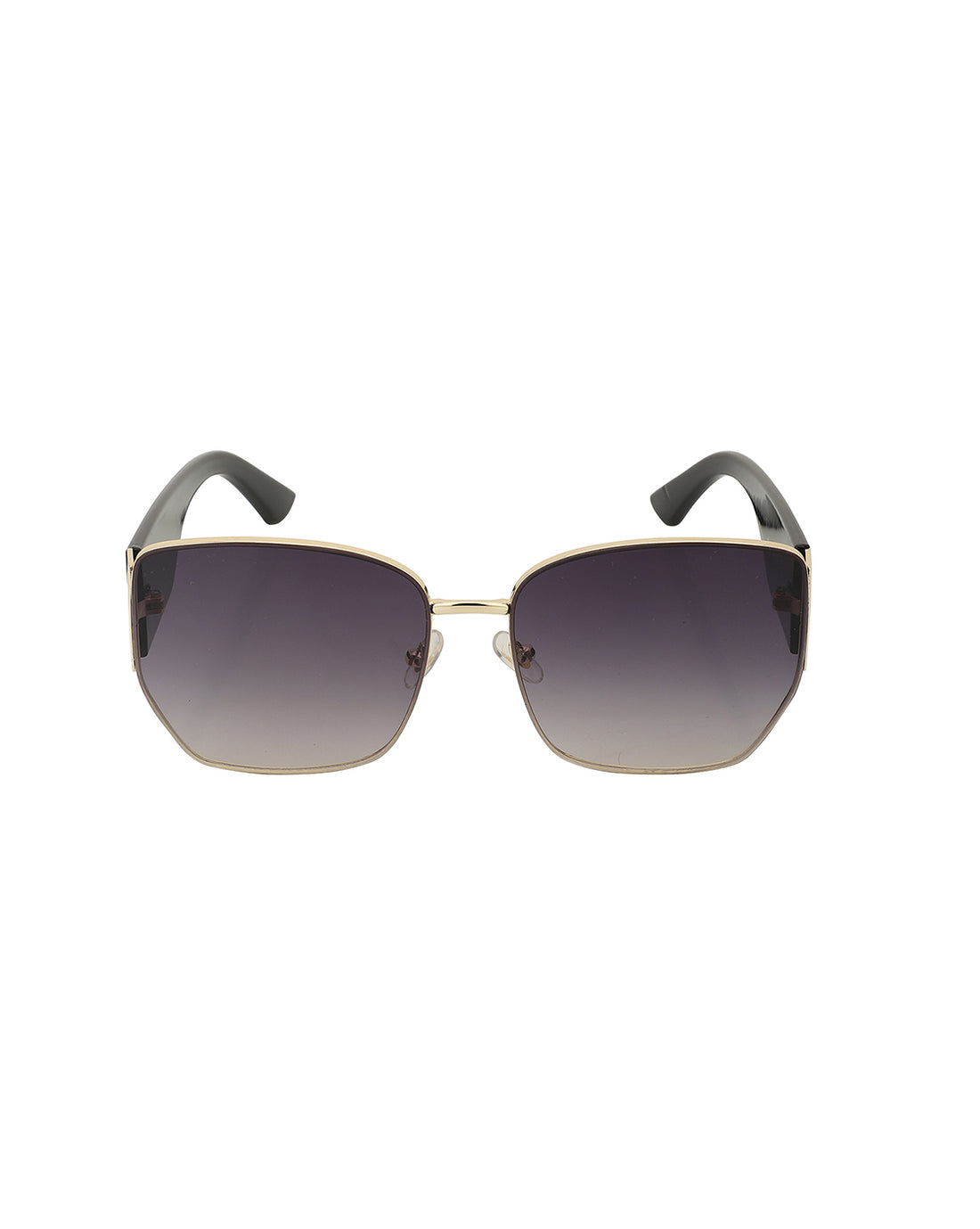 Gold And Black Toned With Uv Protected Oversized Women Sunglass