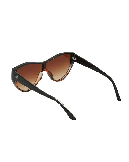 Double Toned With Uv Protected Shield Sunglass For Women