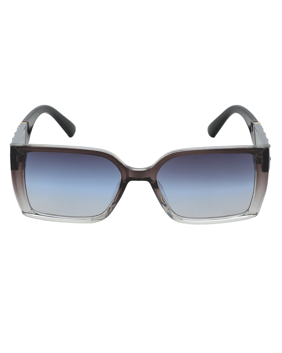 Grey & Black Toned with UV Protected Lens Rectangle Sunglass for women