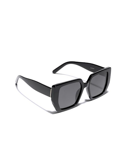 Black Toned with Black Polarized Lens Oversized Sunglasses