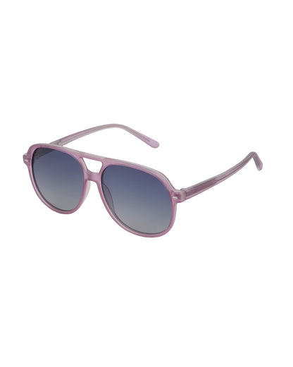 Brown Toned with Polarised Lens Aviator Sunglass for women