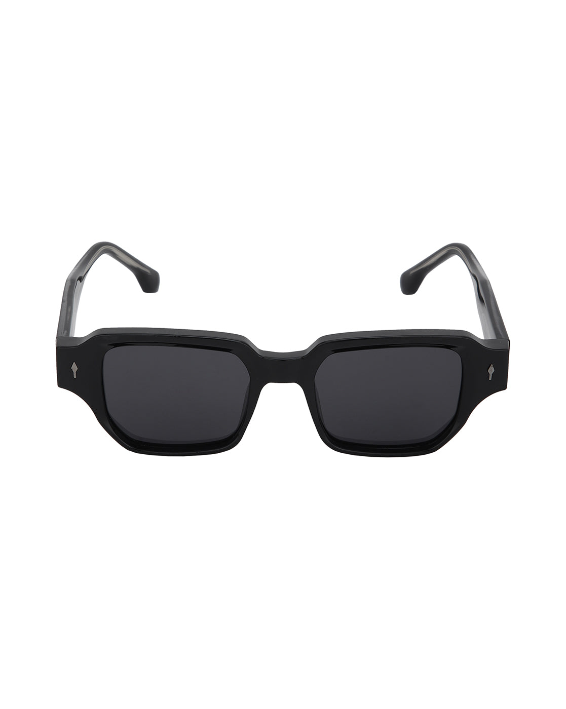 Black Toned with Blue Polarised Lens Wayfarer Sunglass for women