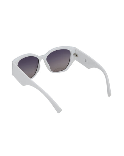 Black and White Toned with Polarised Lens Oversized Sunglass for women