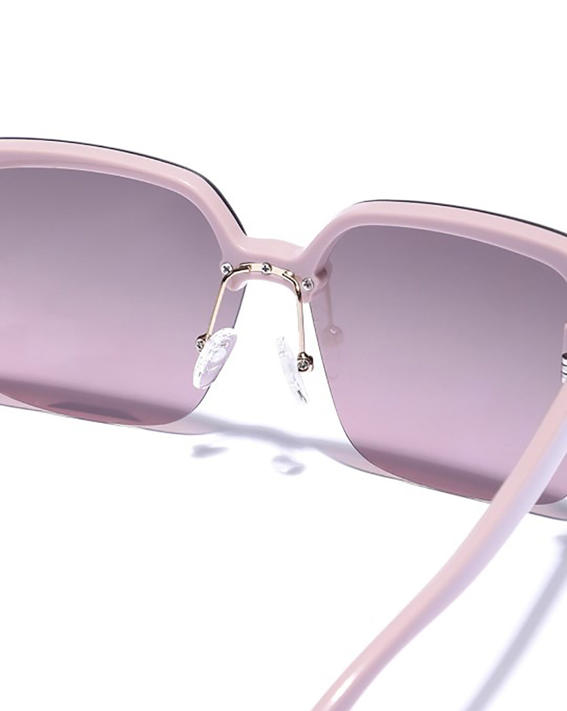 Peach Toned with Brown Polarised Lens Oversized Sunglass for women