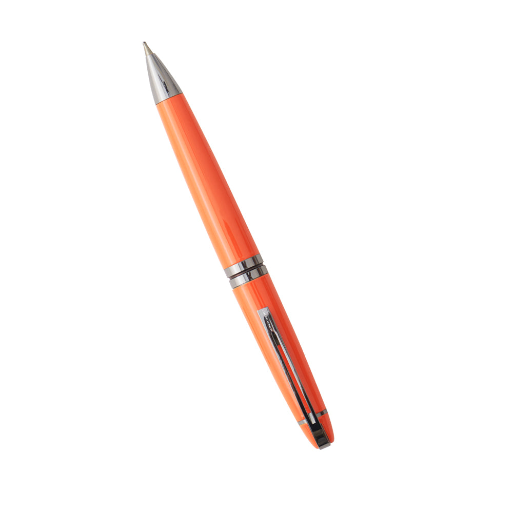 Carlton London Orange Twist Metal Pen