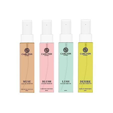 Combo Women Blush, Lush, Muse And Desire Perfume- 8Ml Each