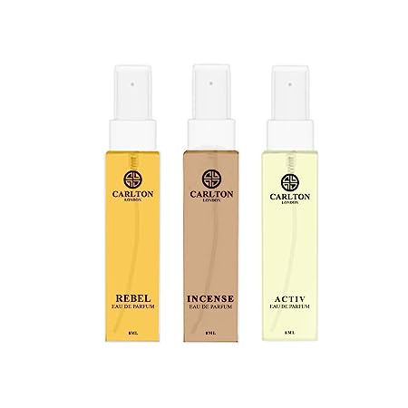 Combo Men Incense, Rebel And Activ Perfume- 8Ml Each