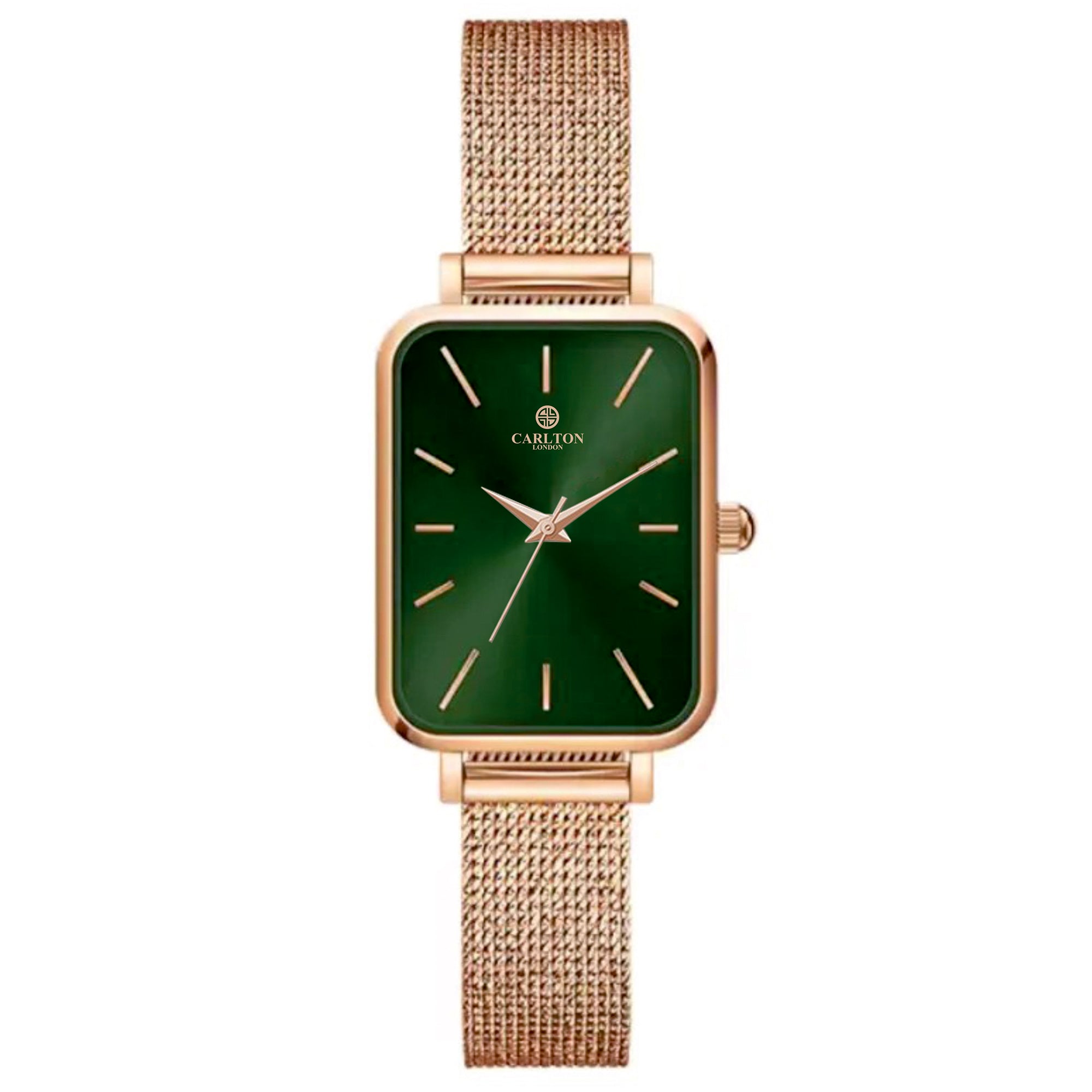 Women Diana CLDWMS-03 Analog Green Rose Gold Stainless Steel - Mesh - Watch