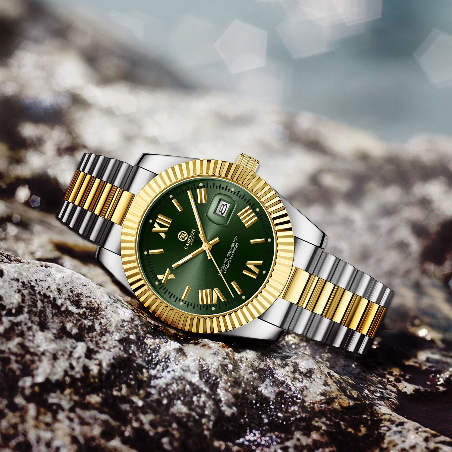 Charles Men Green Analog Watch CLRLM-001