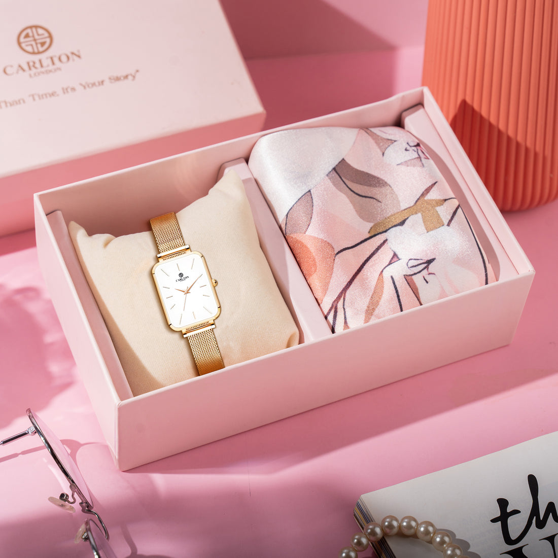 Diana Gift Set Of 2 Watch + Scarf - CLPLG103