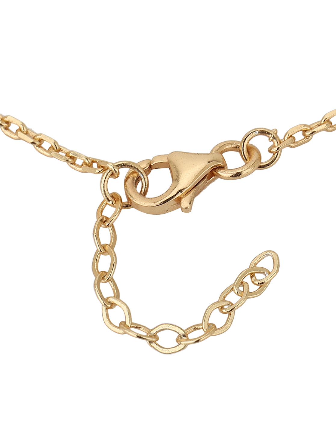 Carlton London Rose Gold Plated Charm Bracelet For Women