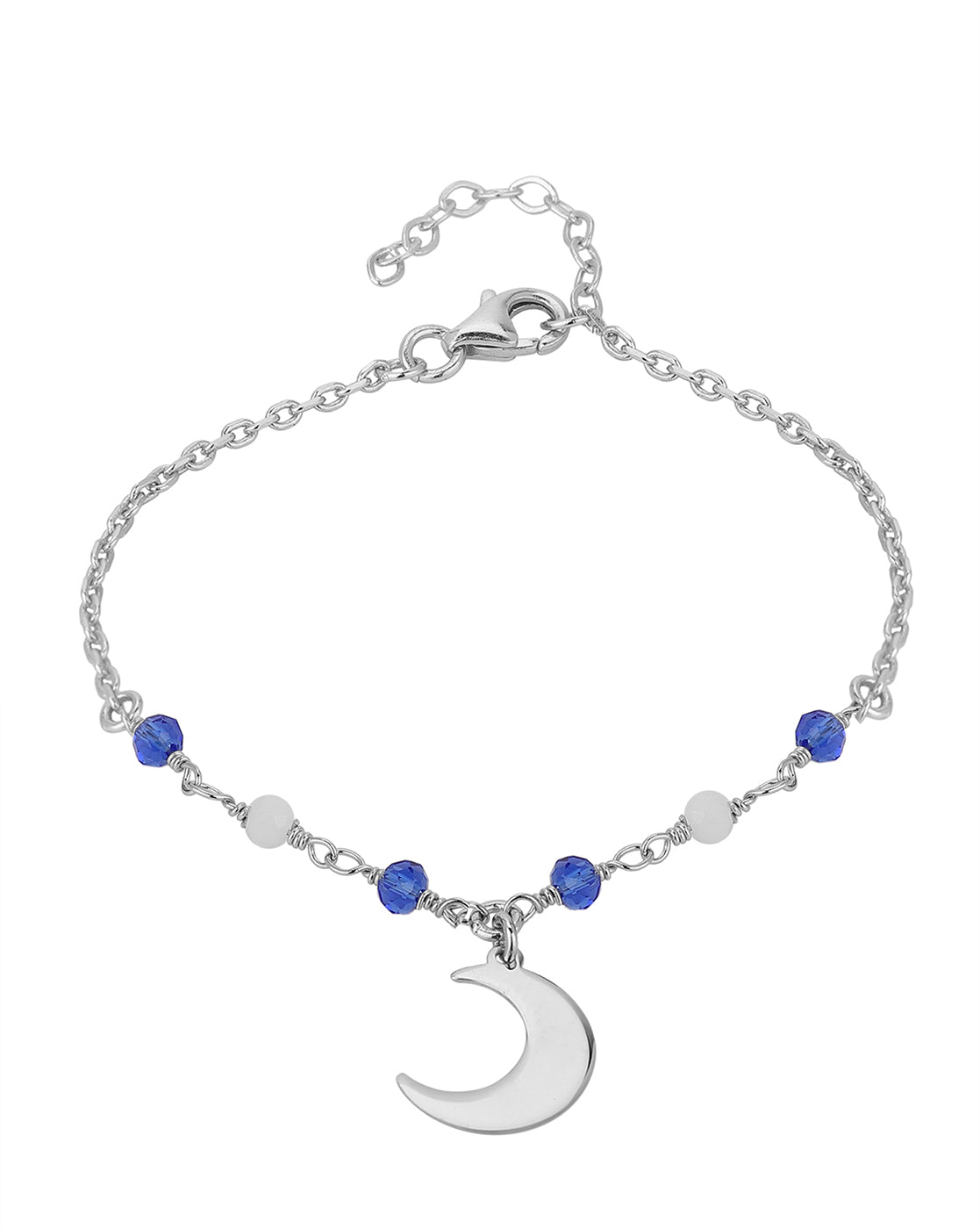 Amazon.com: Stars & Moon Bracelet 925 Sterling Silver/Silver Fashion  Bracelet/Dainty Silver Bracelet/Star and Celestial Bracelet/Gift for Her :  Handmade Products