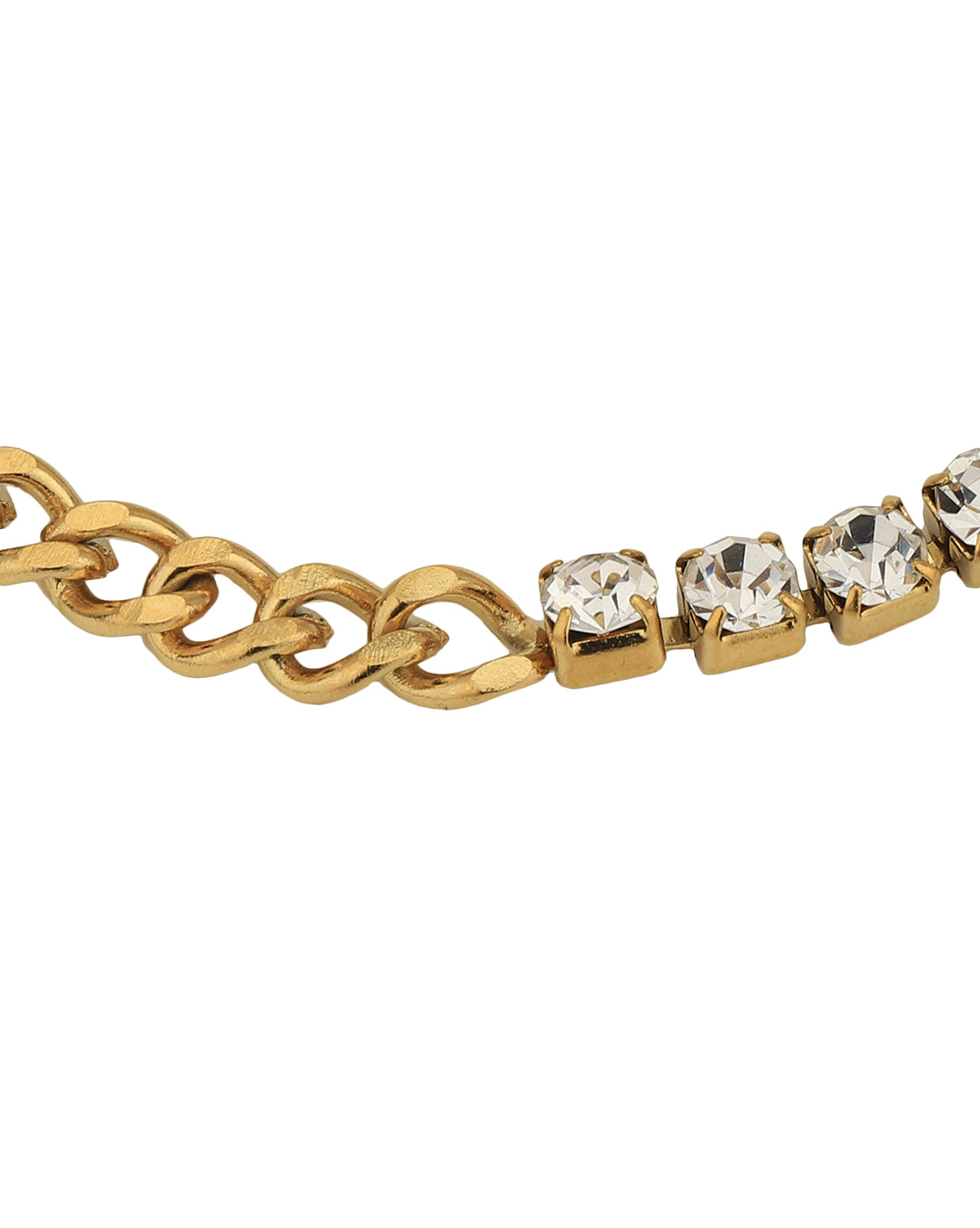Gold Plated CZ Adjustable Bracelet for women