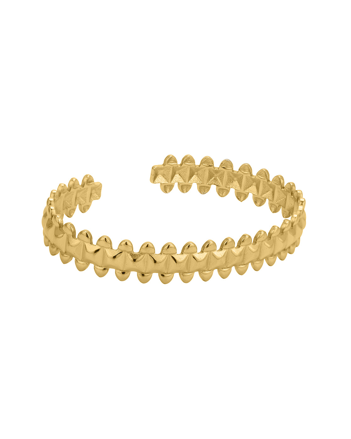 18kt Gold Plated Stainless Steel Cuff Bracelet