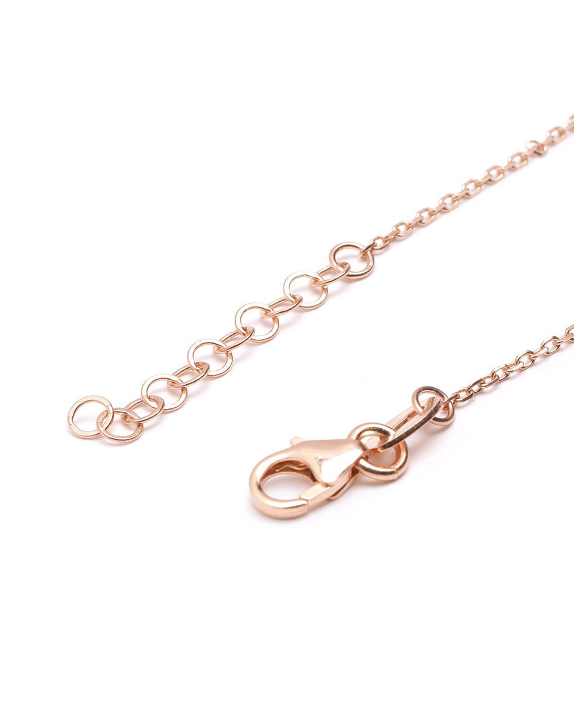 18kt Rose Gold Plated CZ Burst Star Charm Bracelet