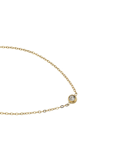 Gold Plated CZ Wraparound Bracelet