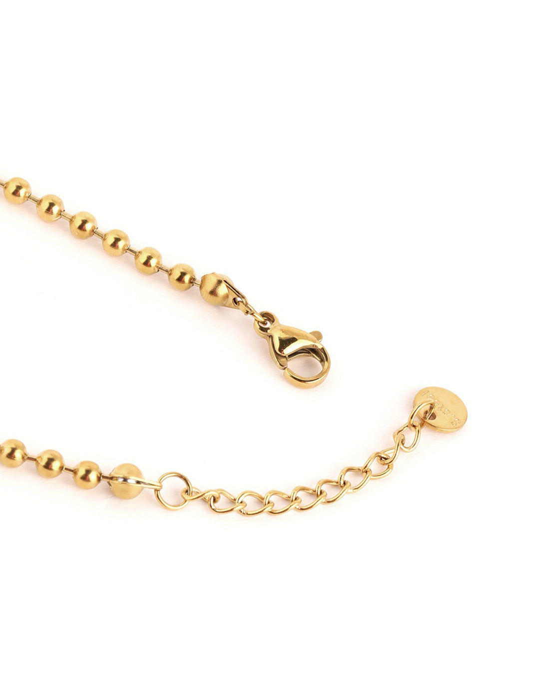 18kt Gold Plated Heart Charm Adjustable Bracelet