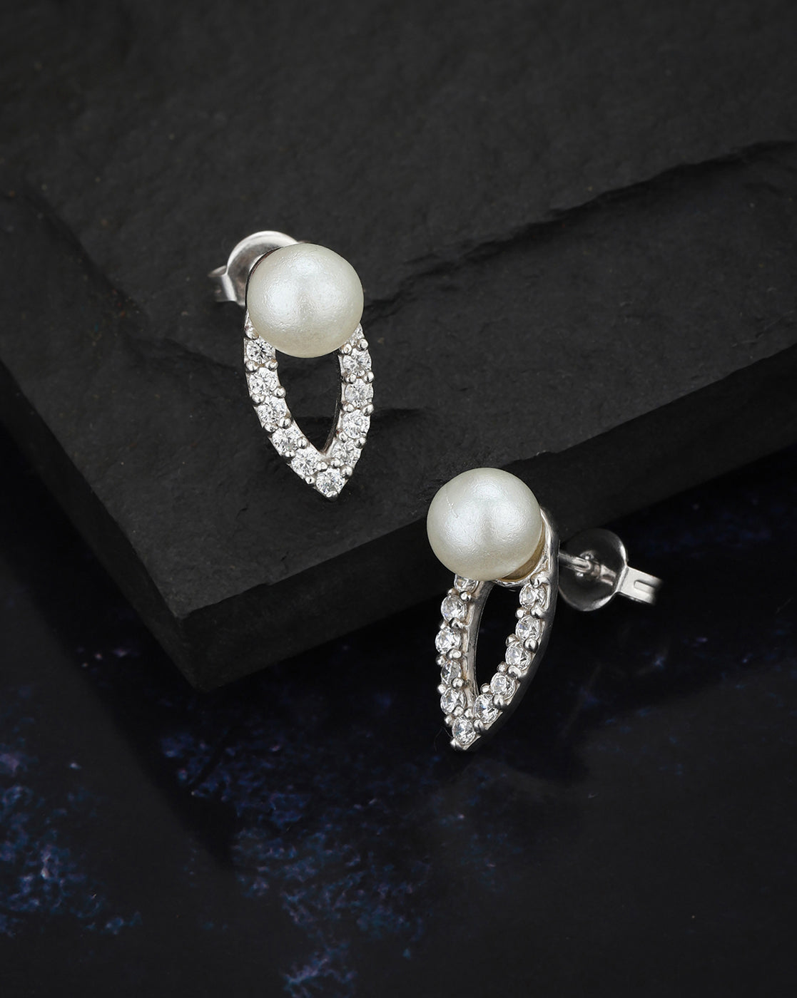 Buy White Pearl Stud Earrings White Pearl Earrings Small Pearl Online in  India  Etsy