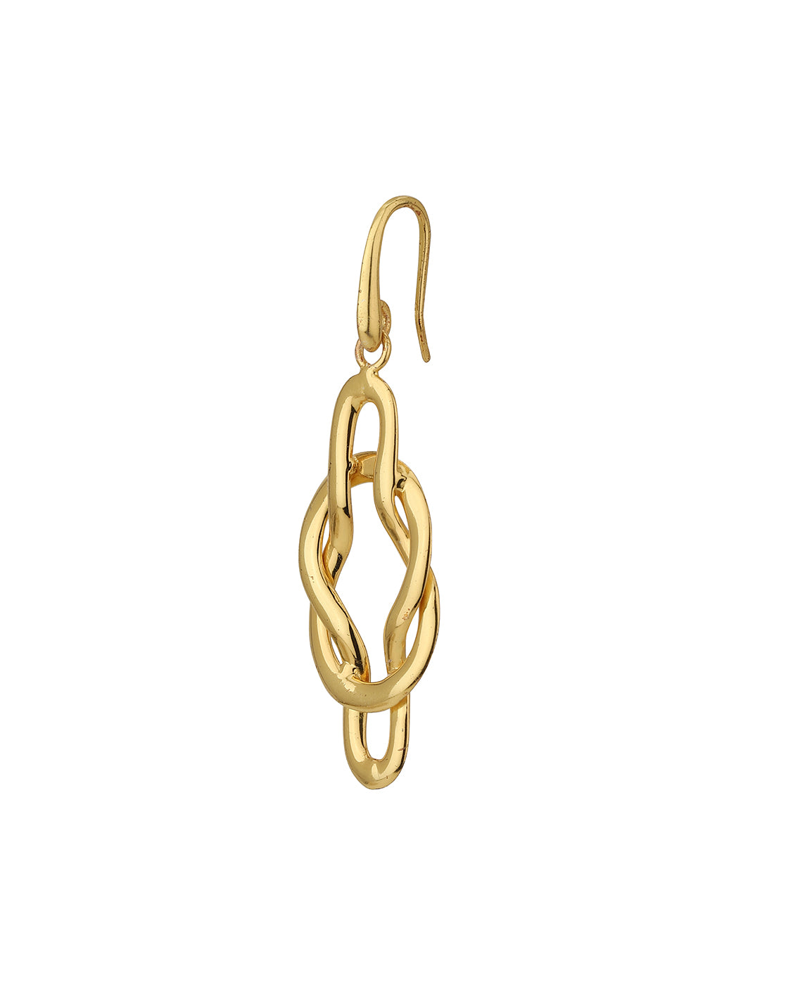 Carlton London Gold Plated Contemporary Drop Earring For Women