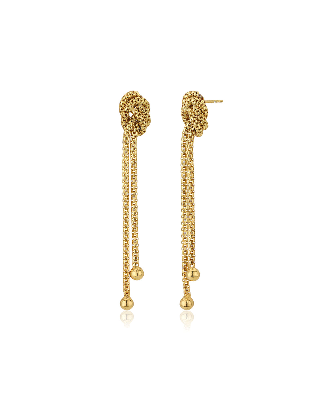 Carlton London Gold Plated Contemporary Drop Earring For Women