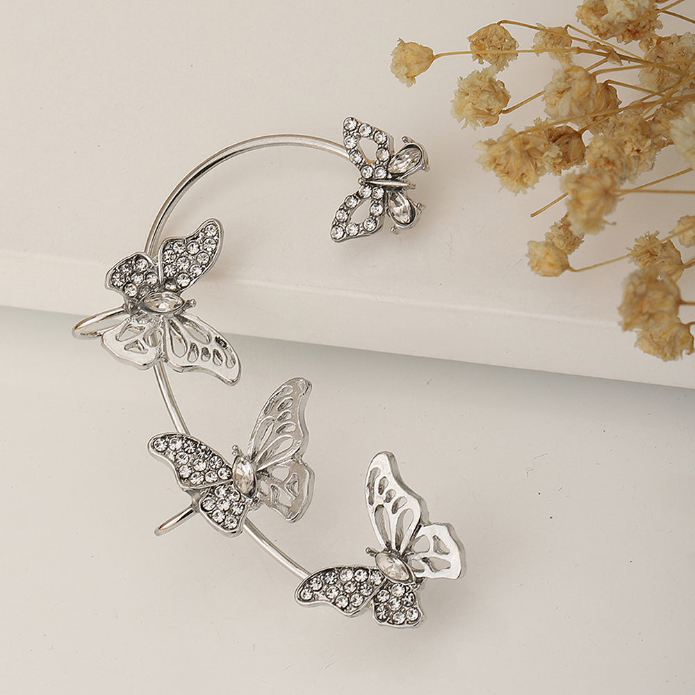 Korean Butterfly Ear Cuff Earrings | Fashion Jewellery | Earrings