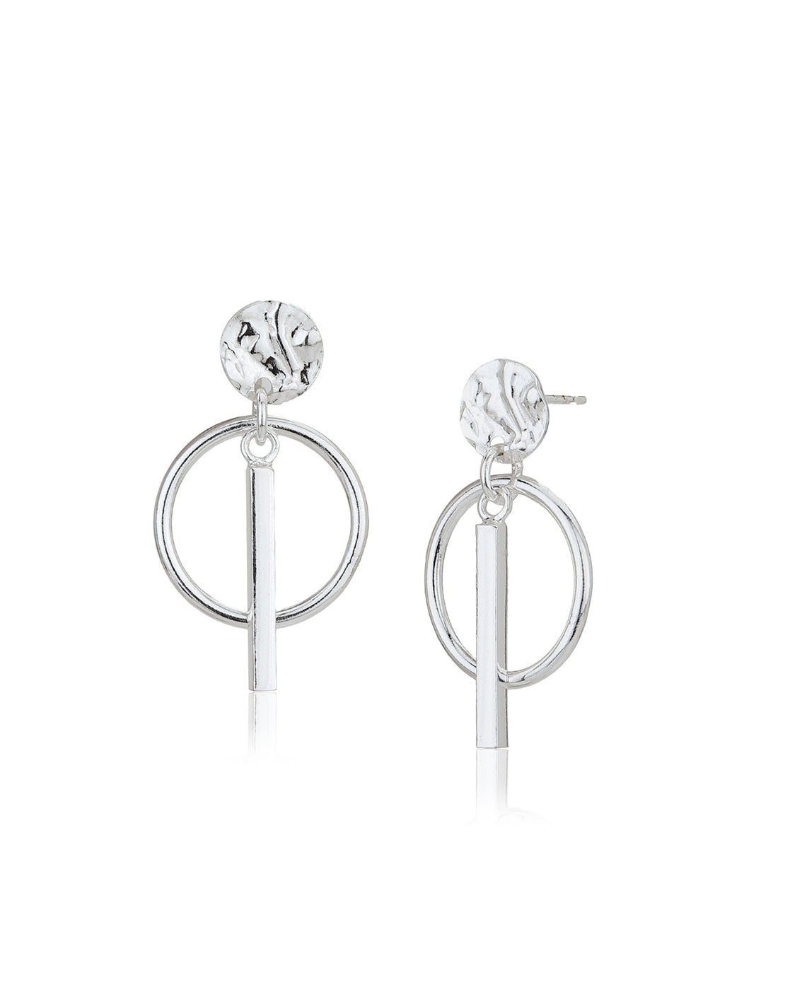 Star Dangle Earrings in Sterling Silver | Helzberg Diamonds