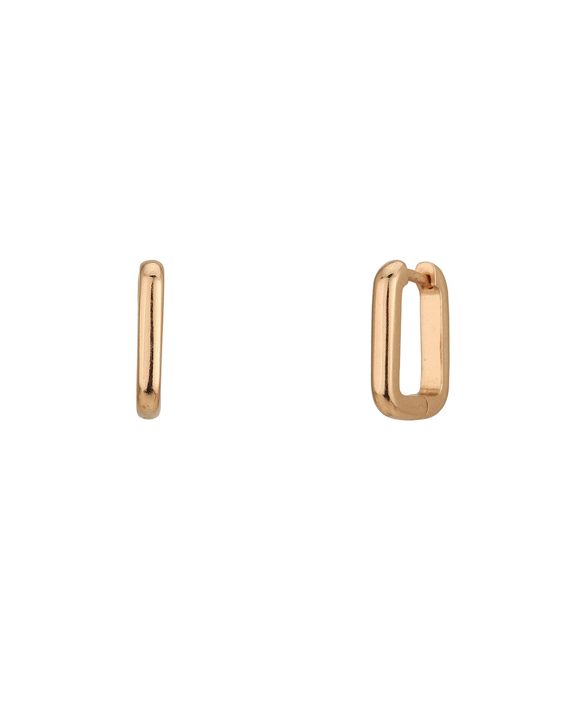 18Kt Rose Gold Plated Fancy Hoop Earring For Women